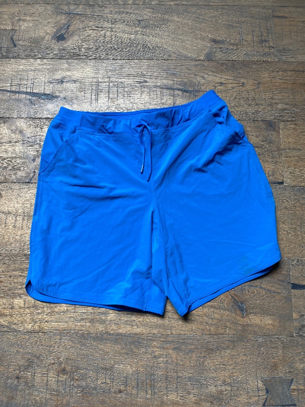 Lands' End Cobalt Blue Quick Dry Board Shorts - Plus 18W